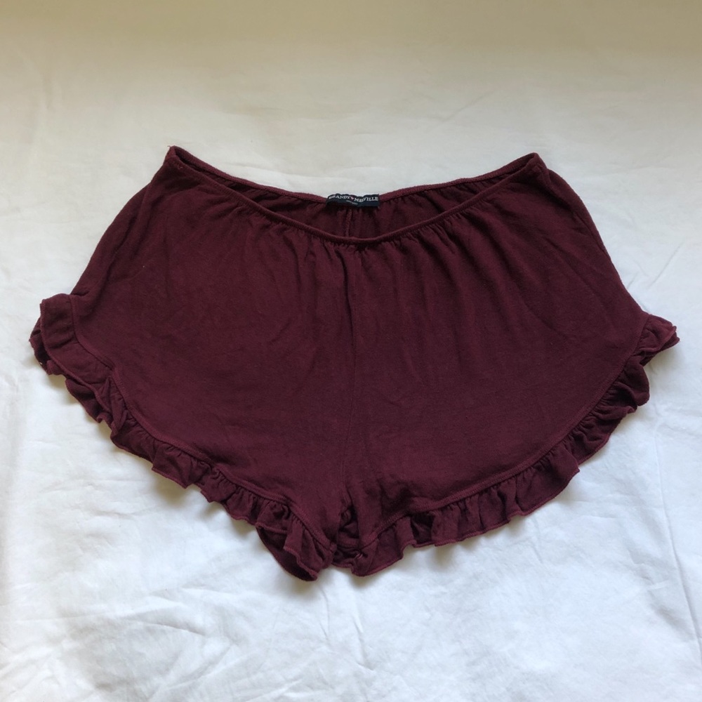Brandy Melville Ruffle Shorts